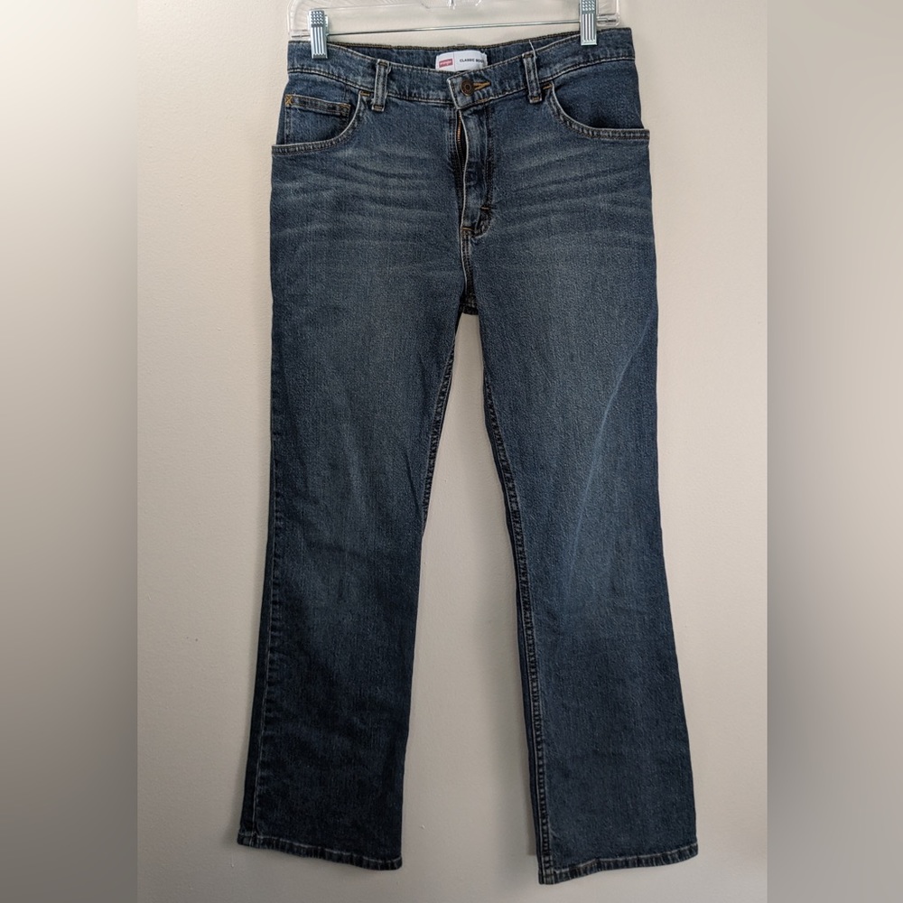 Wrangler Classic Fit Bootcut Jeans Medium Wash Sz 16 R
